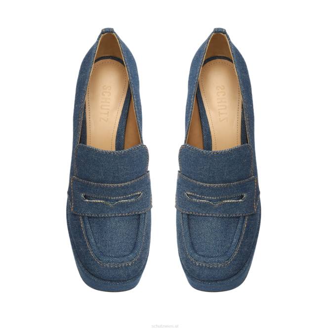 bei Schutz Lässige Plateau-Pumps von Viola Blau D60T176