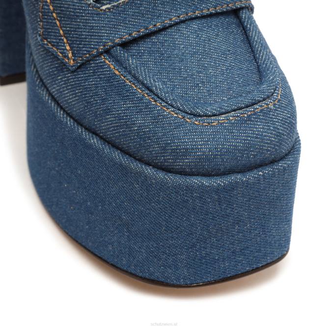 bei Schutz Lässige Plateau-Pumps von Viola Blau D60T176