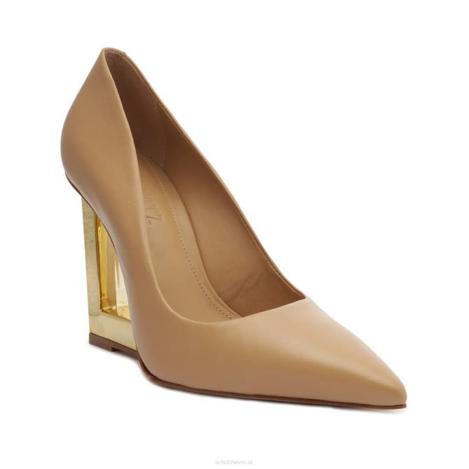 bei Schutz Lässiger Filipa-Pumps aus Nappaleder echtes Beige D60T696