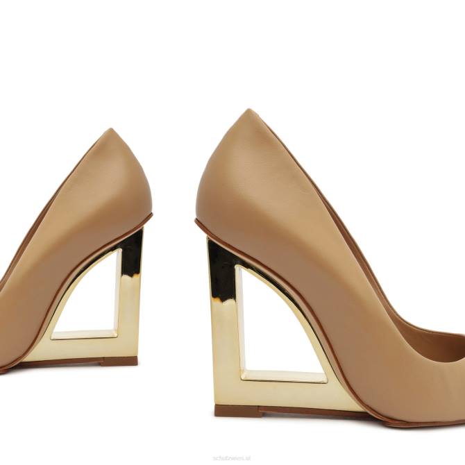 bei Schutz Lässiger Filipa-Pumps aus Nappaleder echtes Beige D60T696