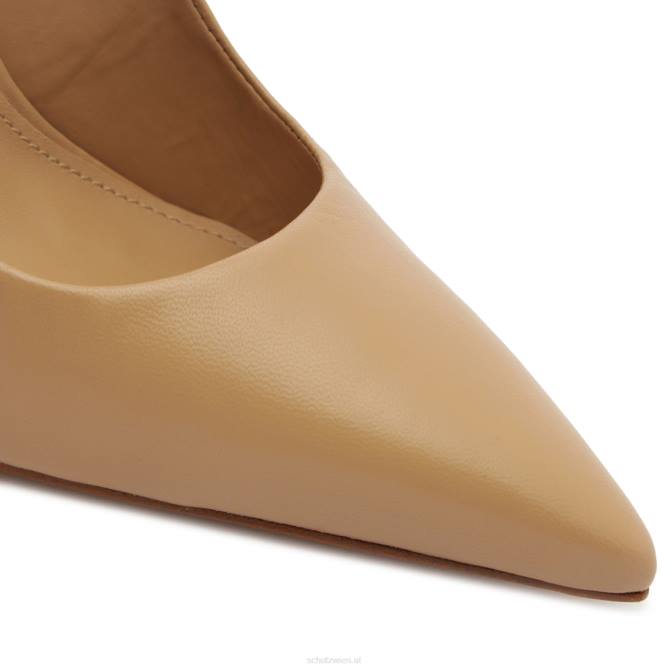 bei Schutz Lässiger Filipa-Pumps aus Nappaleder echtes Beige D60T696