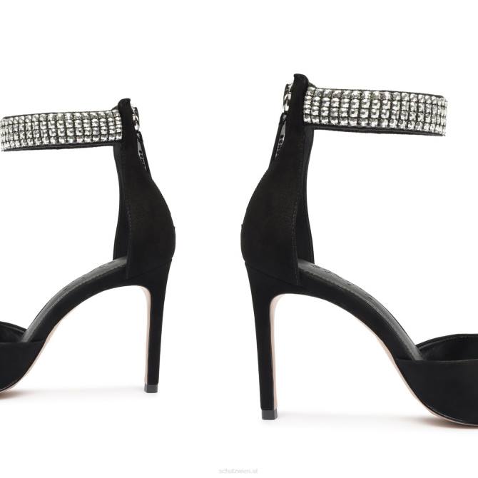 bei Schutz Laverne-Pumpe aus Nubukleder Schwarz D60T422