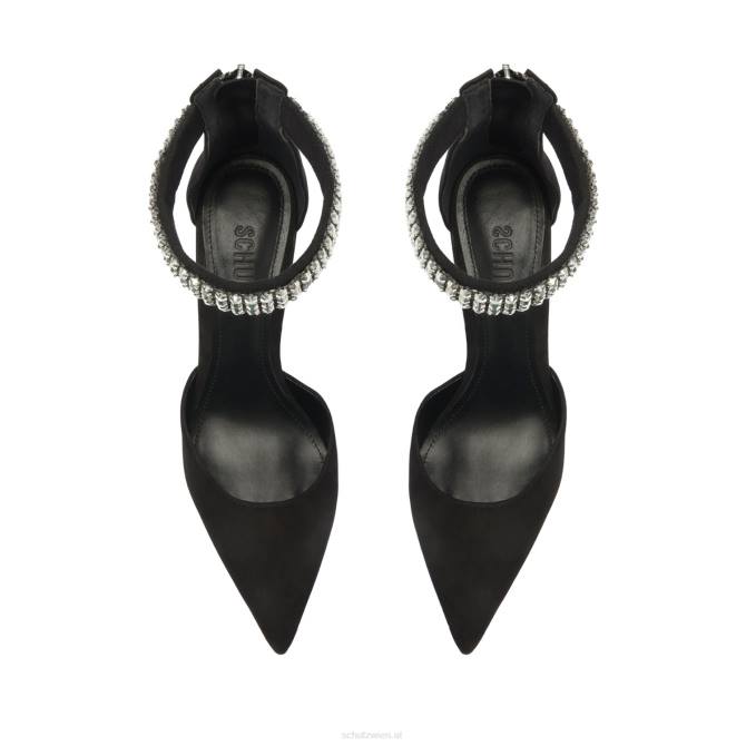 bei Schutz Laverne-Pumpe aus Nubukleder Schwarz D60T422