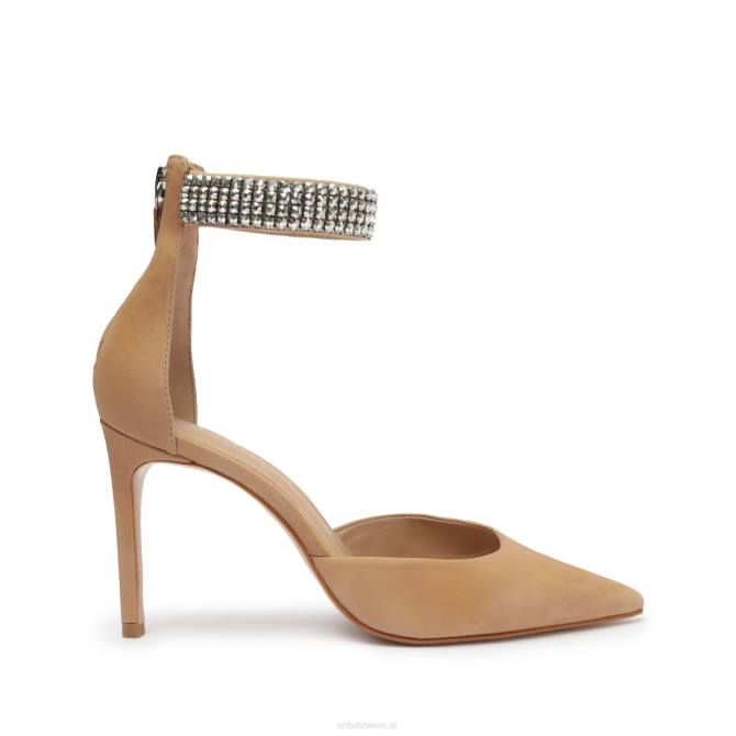 bei Schutz Laverne-Pumpe aus Nubukleder echtes Beige D60T423