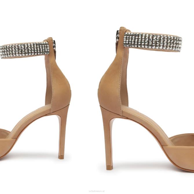 bei Schutz Laverne-Pumpe aus Nubukleder echtes Beige D60T423