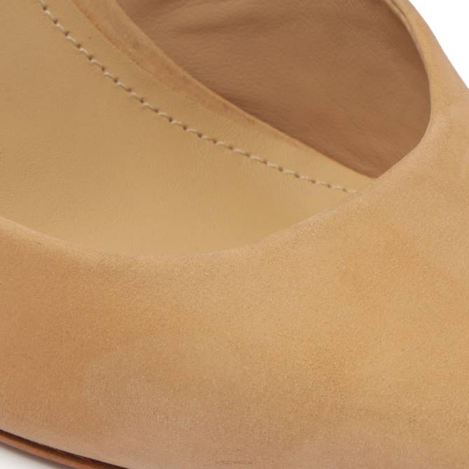 bei Schutz Laverne-Pumpe aus Nubukleder echtes Beige D60T423