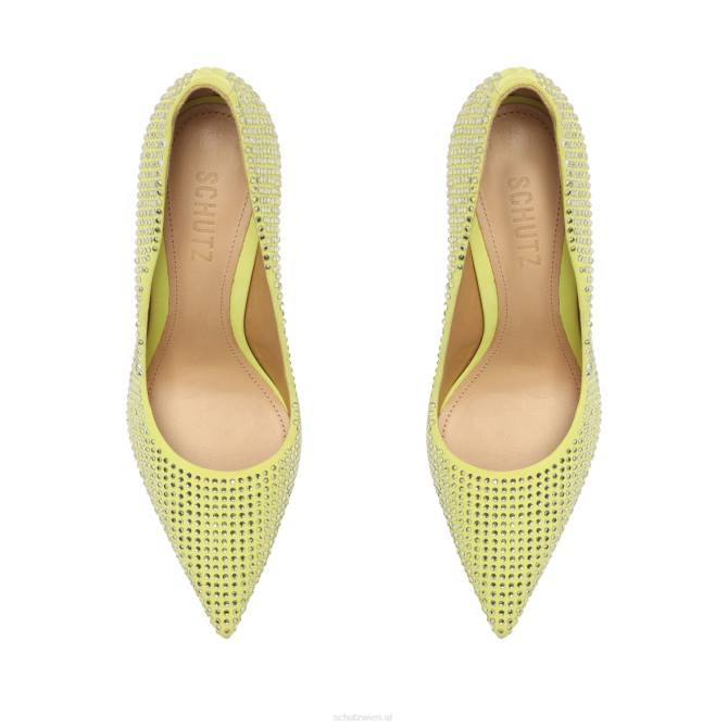 bei Schutz Lou Crystal Nubuk-Pumps Wilde Linde D60T709