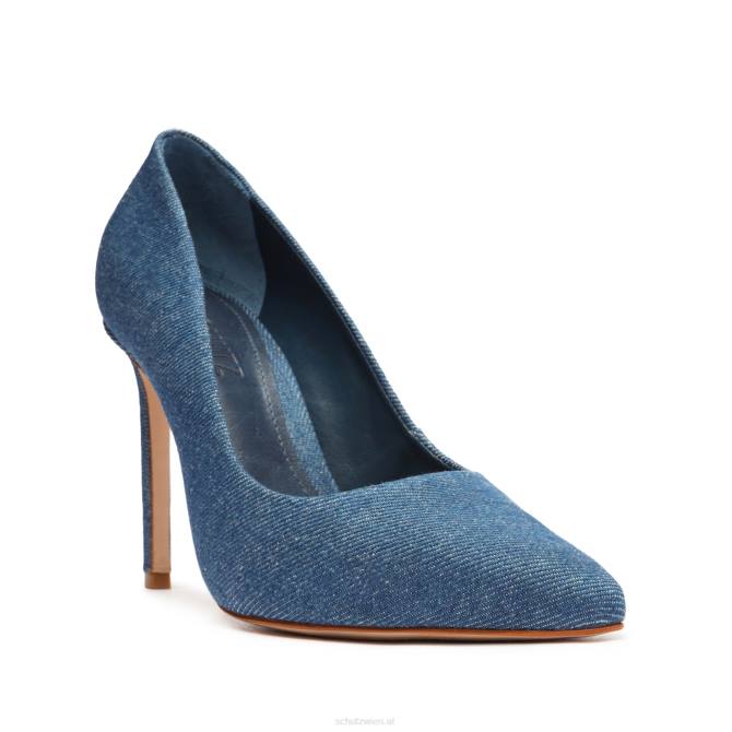 bei Schutz Lou Denim-Pumps Blau D60T693