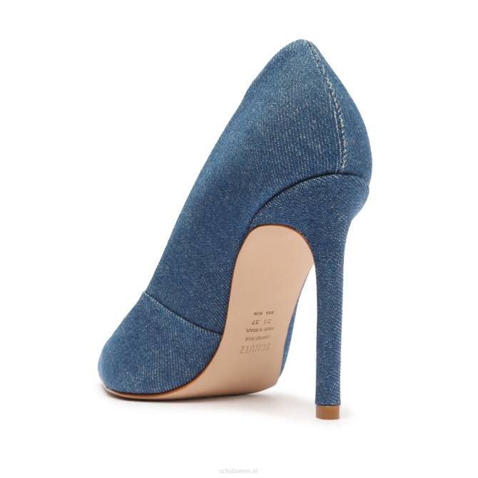 bei Schutz Lou Denim-Pumps Blau D60T693