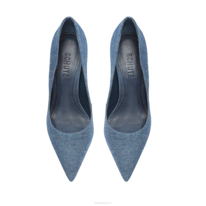 bei Schutz Lou Denim-Pumps Blau D60T693