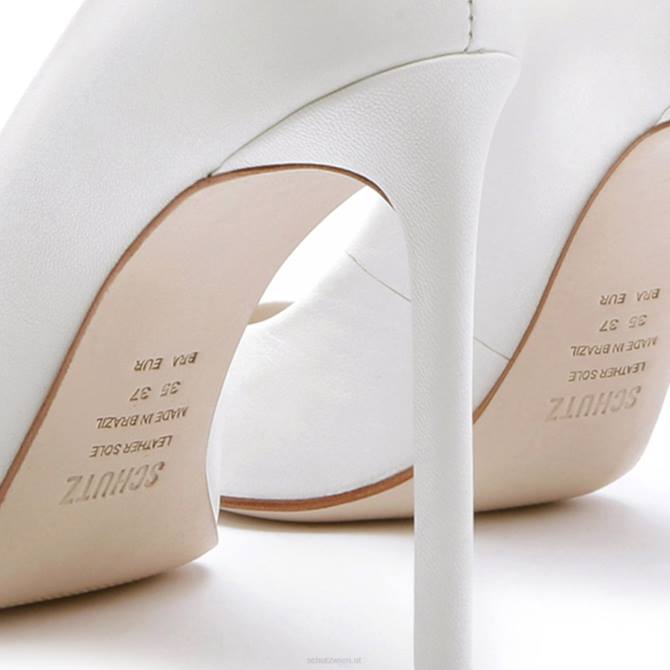 bei Schutz Lou Lederpumps Weiss D60T436