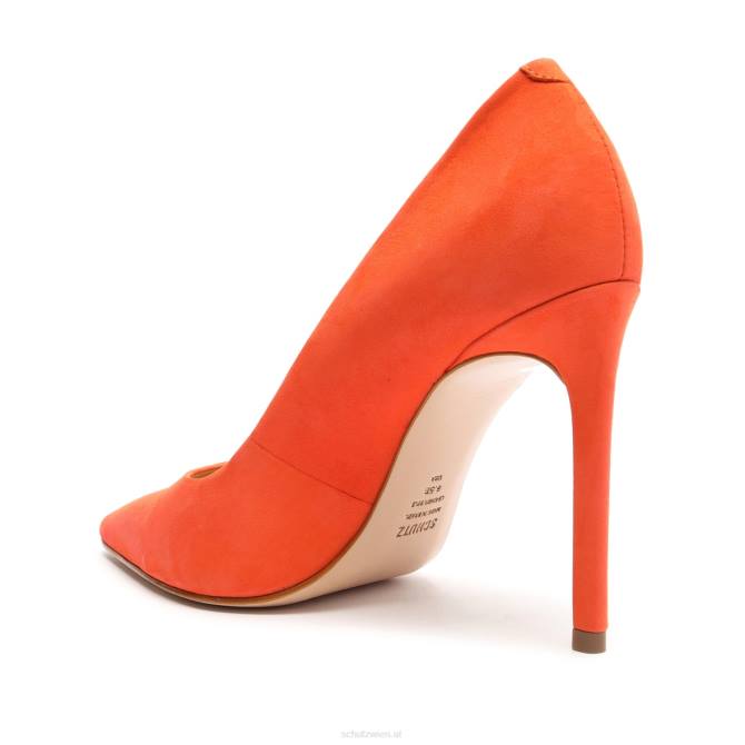 bei Schutz Lou Wildlederpumps Flammenorange D60T431