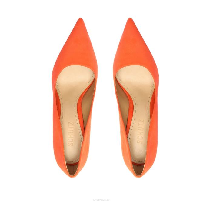 bei Schutz Lou Wildlederpumps Flammenorange D60T431