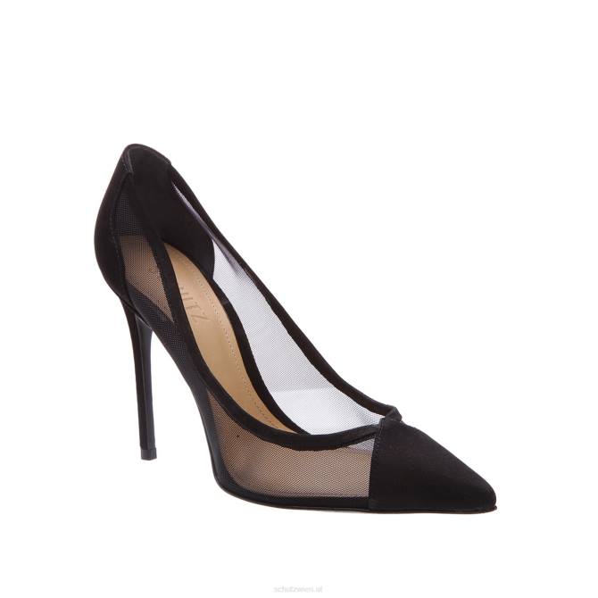 bei Schutz Myrine Nubuk-Pumpe Schwarz D60T711