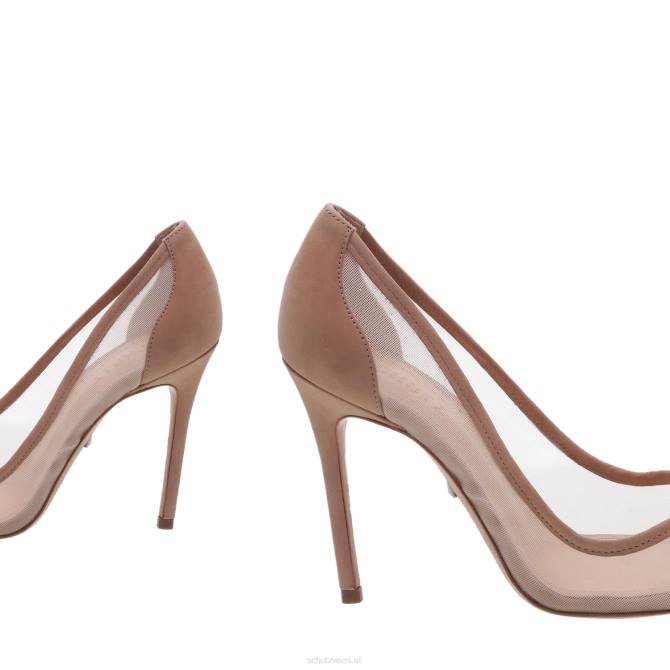 bei Schutz Myrine Nubuk-Pumpe neuer Pfirsich D60T719