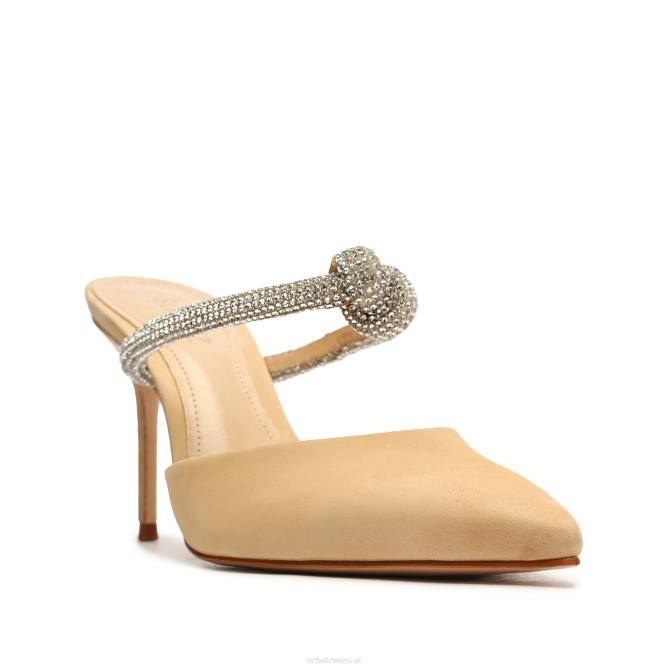 bei Schutz Pearl-Nubuk-Pumps hell beige D60T695