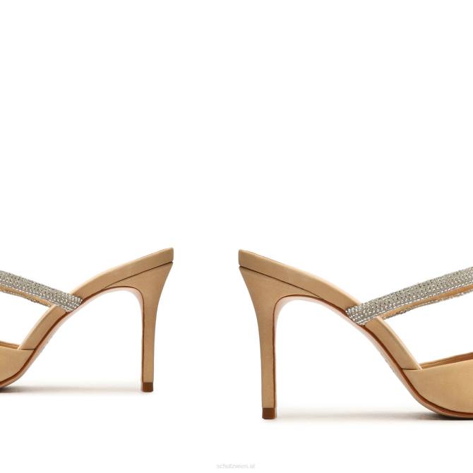 bei Schutz Pearl-Nubuk-Pumps hell beige D60T695