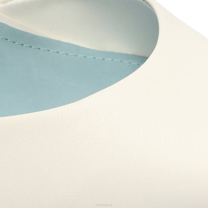 bei Schutz Pumps aus perlmuttfarbenem Nappaleder Weiss D60T446