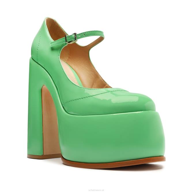 bei Schutz Zayne Patentpumpe Gianni Green D60T166