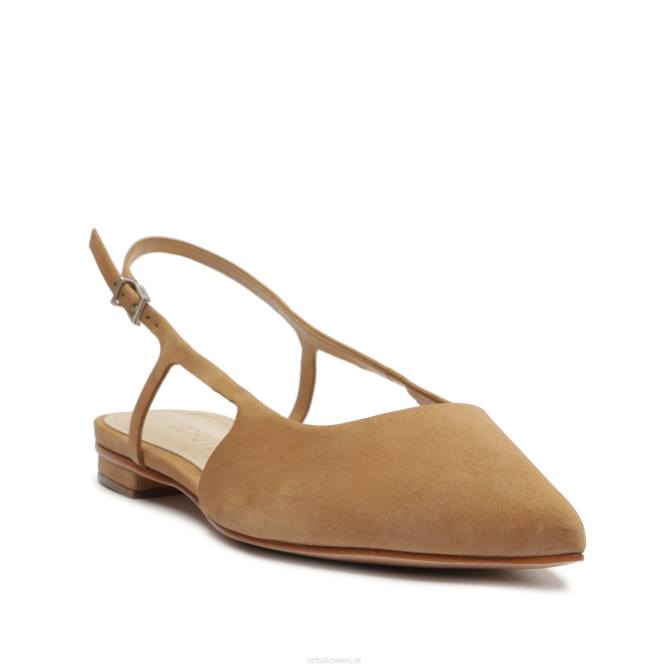 bei Schutz Boris Nubuk flach echtes Beige D60T569