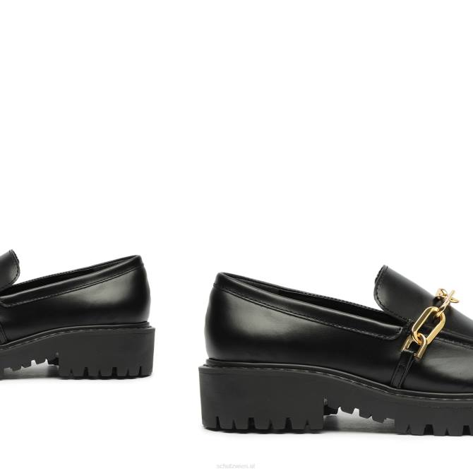 bei Schutz Christie Casual Lederwohnung Schwarz D60T581