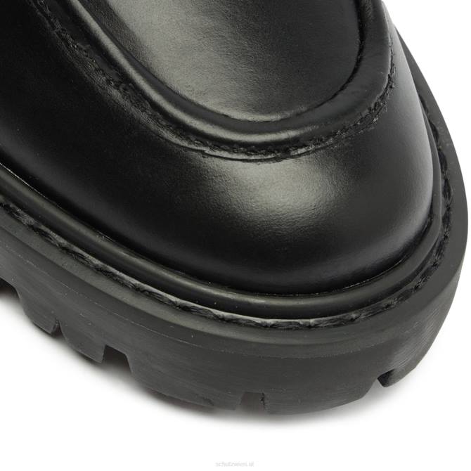 bei Schutz Christie Casual Lederwohnung Schwarz D60T581