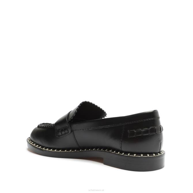 bei Schutz Christie Leder flach Schwarz D60T572