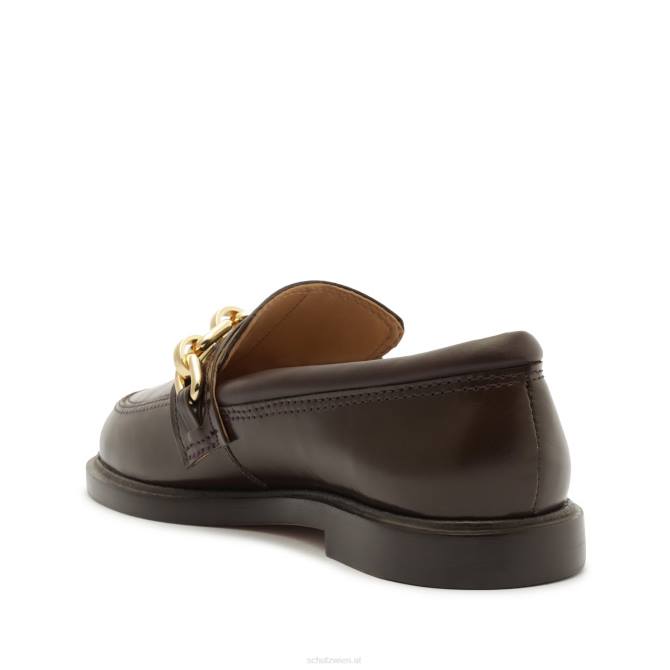 bei Schutz Dannie Leder flach dunkle Schokolade D60T580