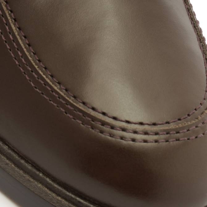 bei Schutz Dannie Leder flach dunkle Schokolade D60T580