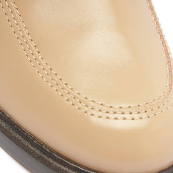 bei Schutz Dannie Leder flach echtes Beige D60T579