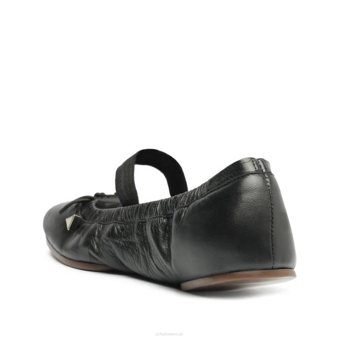 bei Schutz Flache Gürteltasche aus Leder Schwarz D60T561