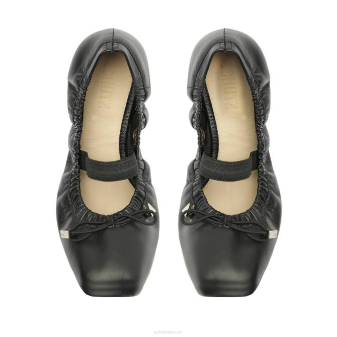 bei Schutz Flache Gürteltasche aus Leder Schwarz D60T561