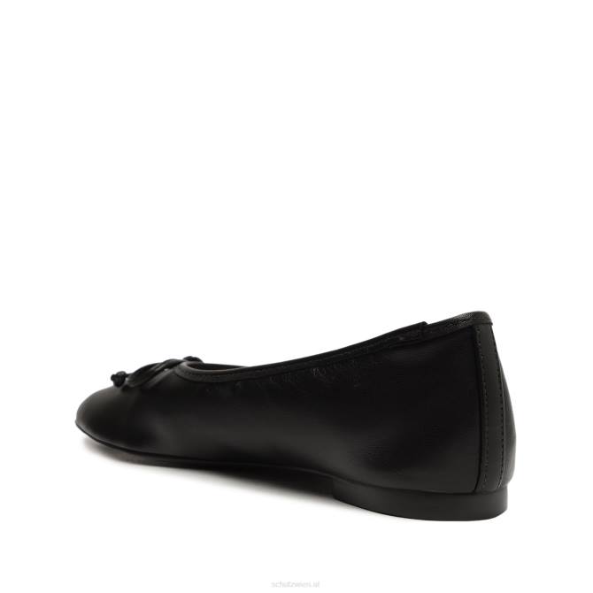 bei Schutz Flaches Arissa-Nappaleder Schwarz D60T583