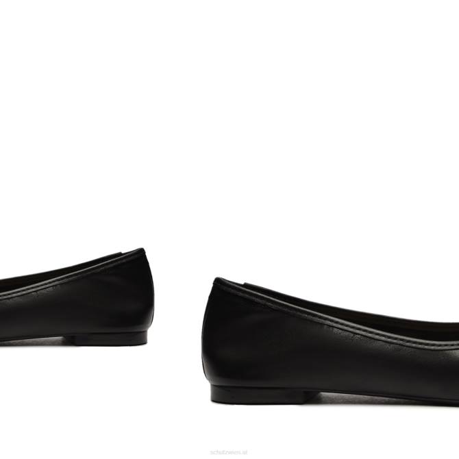 bei Schutz Flaches Arissa-Nappaleder Schwarz D60T583