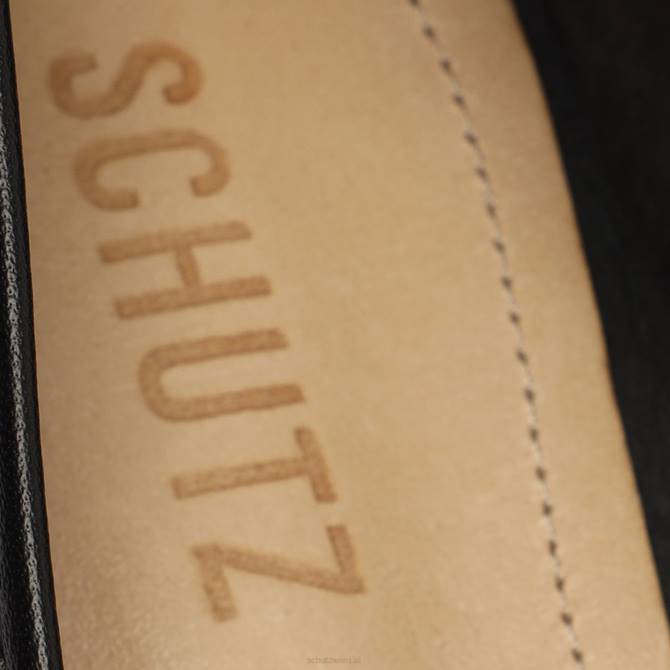 bei Schutz Flaches Arissa-Nappaleder Schwarz D60T583