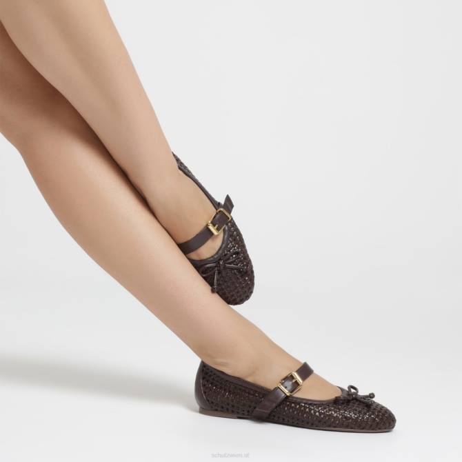 bei Schutz Hanna Ballerinas dunkle Schokolade D60T516