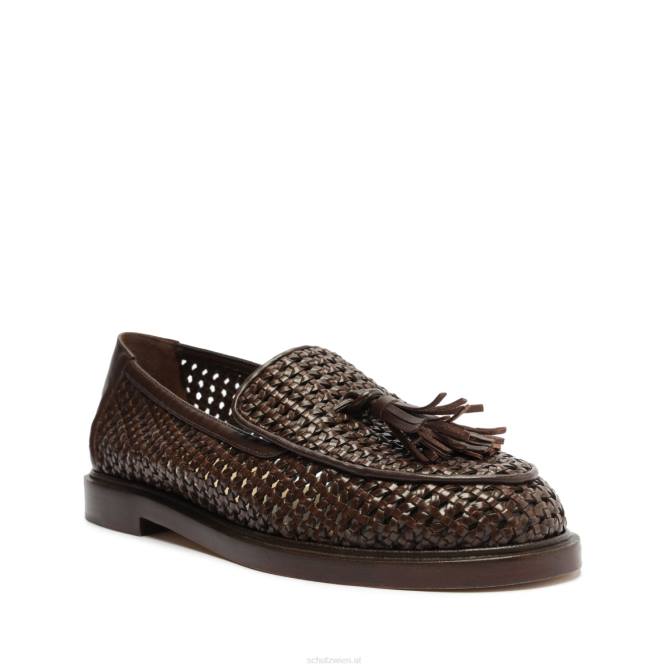 bei Schutz Hanna Flat dunkle Schokolade D60T517