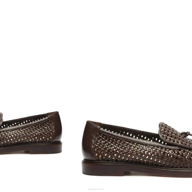 bei Schutz Hanna Flat dunkle Schokolade D60T517