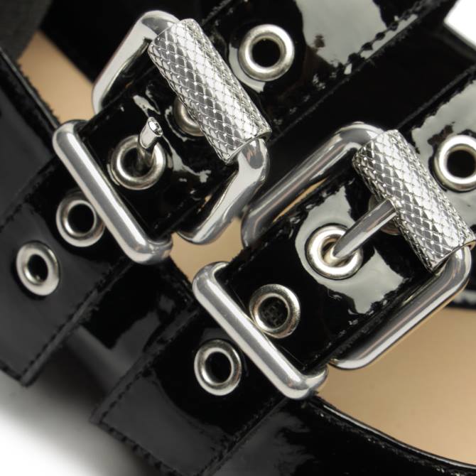 bei Schutz Raika-Lackleder-Wohnung Schwarz D60T575