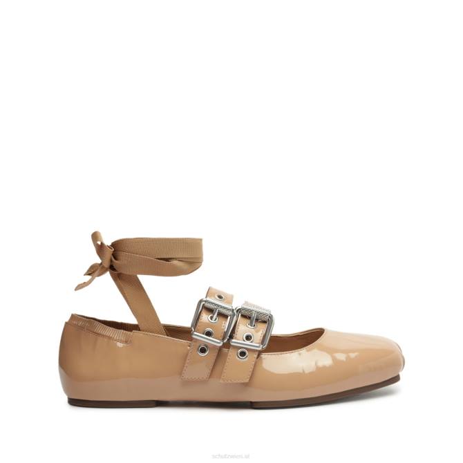 bei Schutz Raika-Lackleder-Wohnung echtes Beige D60T576