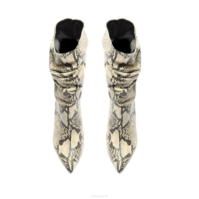 bei Schutz Ashlee Lederstiefelette mit Schlangenprägung natürliche Schlange D60T864