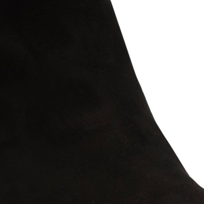 bei Schutz Ashlee Overknee-Wildlederstiefel Schwarz D60T729