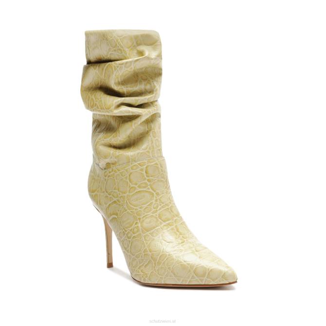 bei Schutz Ashlee Stiefeletten aus Leder mit Krokodilprägung Mandelbuff D60T861