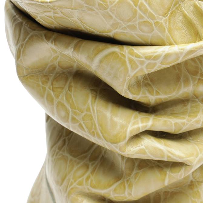 bei Schutz Ashlee Stiefeletten aus Leder mit Krokodilprägung Mandelbuff D60T861