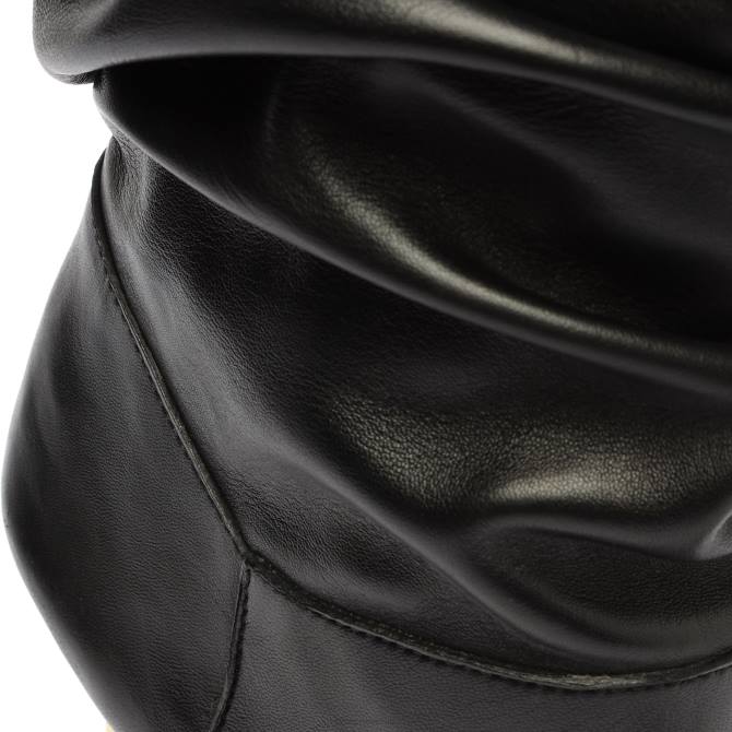 bei Schutz Ashlee Stiefeletten aus Nappaleder mit Nadelabsatz Schwarz D60T834