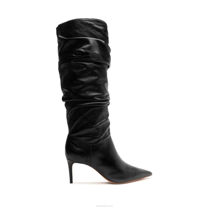 bei Schutz Ashlee Up Soft-Nappa-Stiefel Schwarz D60T765