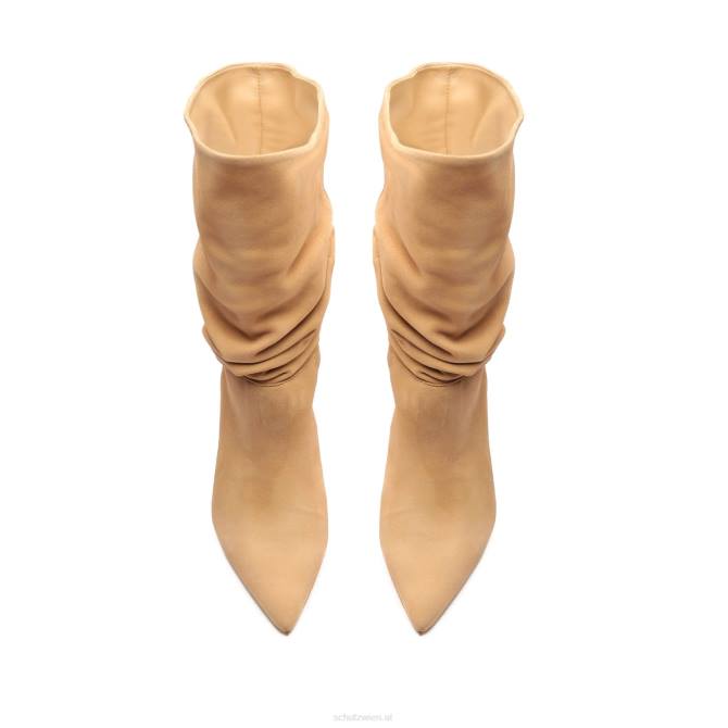 bei Schutz Ashlee Wildlederstiefelette Honigbeige D60T835