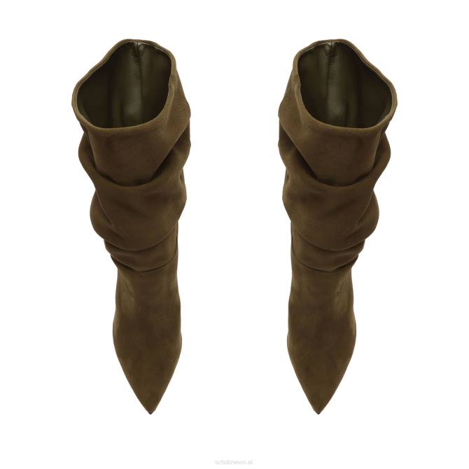 bei Schutz Ashlee Wildlederstiefelette Militärgrün D60T860