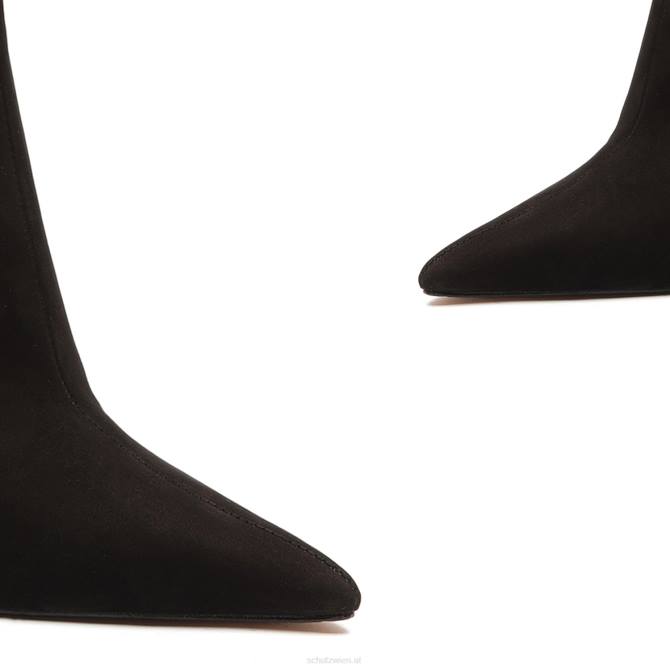 bei Schutz Asya Spiegel-Lederstiefelette Schwarz D60T836