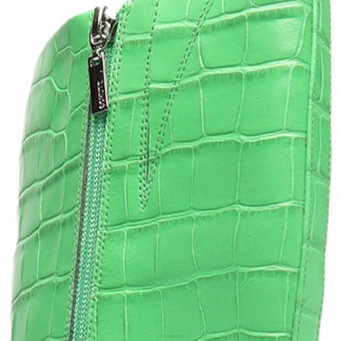 bei Schutz Asya Up Lederstiefel mit Krokodilprägung Gianni Green D60T826